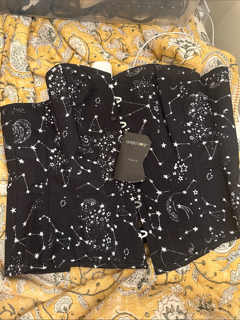 Corset Story Black Celestial Bustier Top